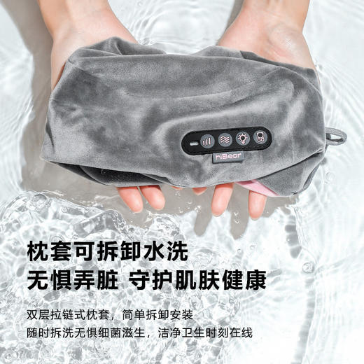【释放颈椎压力】家用C型颈椎按摩器电动揉捏多功能便携式办公室午睡颈肩按摩枕，三档按摩手法，满足不同需求。ry 商品图3