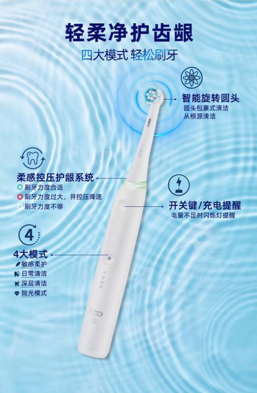 【云粉节】10楼 博朗 进口电动牙刷 io4 吊牌价999元 活动价599元 商品图6