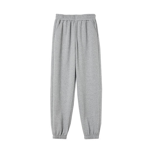 棉仓357681002-银狐绒厚暖美式高腰宽松束脚口加绒卫裤 商品图3