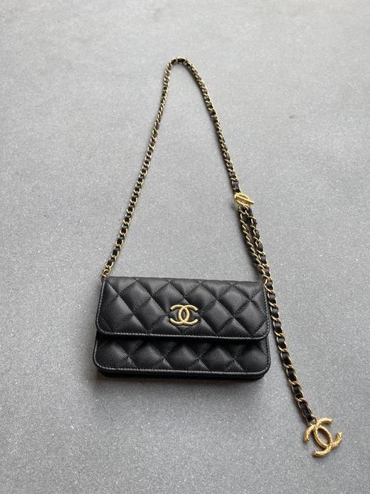 香奈儿-23b全新可调节链条款woc发财包黑色（HH） 商品图1