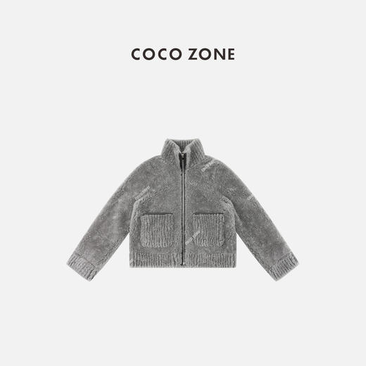 COCO ZONE 高级感保暖立领外套时尚拉链女士上衣CC2C2219 商品图0