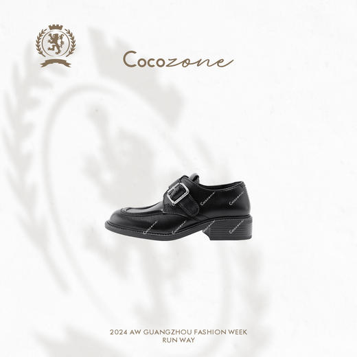 COCO ZONE ”英伦学院“ 一脚蹬搭扣乐福鞋CC2C2298 商品图1
