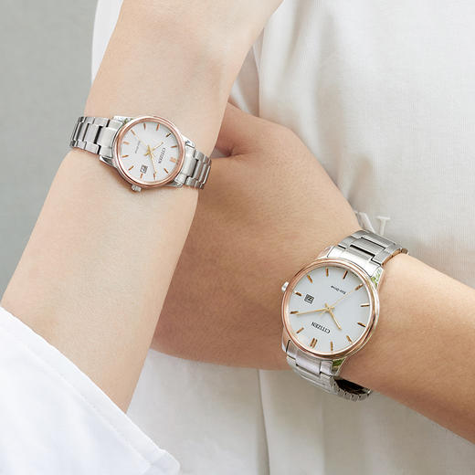 西铁城/CITIZEN光动能商务休闲防水男女情侣手表(男表BM6979-74A 商品图7