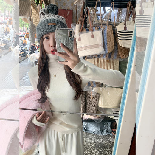 <曾小咸推荐>【基础百搭高领针织打底衫 商品图2