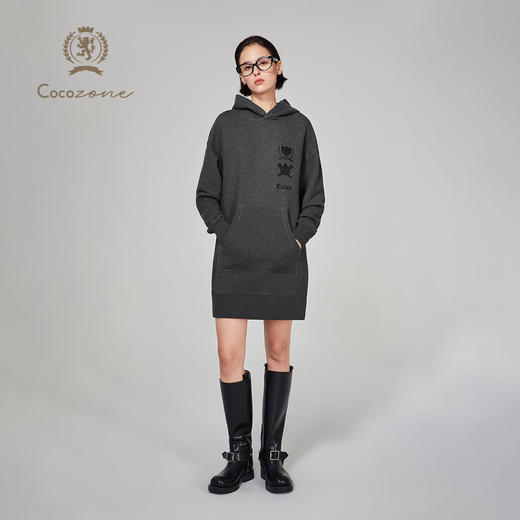 COCO ZONE ”英伦学院“  长袖连帽卫衣CC2C2293 商品图4