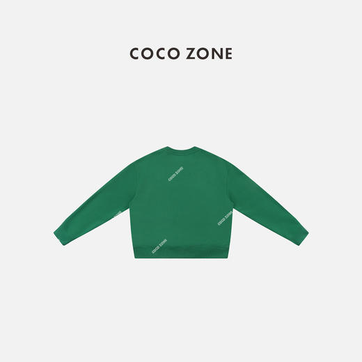 COCO ZONE 时尚字母休闲长袖卫衣别致圆领上衣 CC2C2315 商品图0