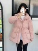 【YW】无忧购韩系温柔甜美收腰设计感手套款50%白鸭绒短款羽绒服24095# 商品缩略图2
