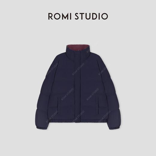 ROMI STUDIO“棕标甄选”90白鹅绒正反两穿双面撞色羽绒服 441Y6026 商品图0