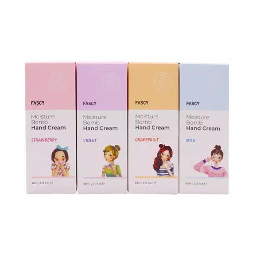 【中欧班列精选】韩国发希倍润护手霜 80ml /支多种香型 草莓牛奶西柚薰衣草 商品图9