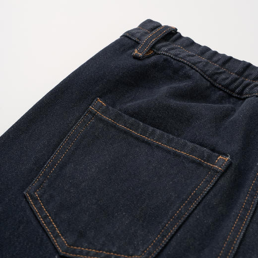 ROMI STUDIO“原味丹宁”*牛仔棉高腰宽松阔腿牛仔裤 431NS142 商品图4