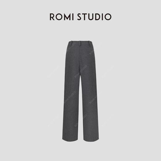 ROMI STUDIO“松弛随性”*棉磨毛高腰宽松阔腿休闲裤 431K3047 商品图1