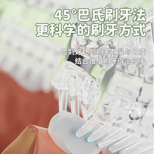 【可拆卸，更换刷头干净安全，让宝贝爱上刷牙~】儿童U型牙刷 2-12岁硅胶软毛牙刷 宝宝口含式训练牙刷套装-QQ 商品图2