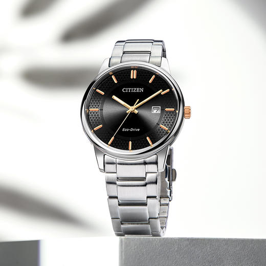 西铁城/CITIZEN光动能商务休闲防水手表(男表BM6977-70E 商品图4