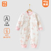 【保暖夹棉，舒适保暖】安阳婴童装婴幼儿a类连体衣 宝宝秋冬款40克无骨夹棉爬服 婴儿衣服-QQ 商品缩略图0