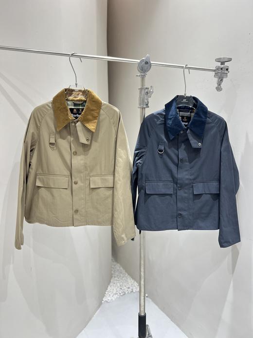 点此购买 Barbour sl spey春秋季男女款无蜡夹克巴伯尔短款风衣外套 ss 298802 商品图0