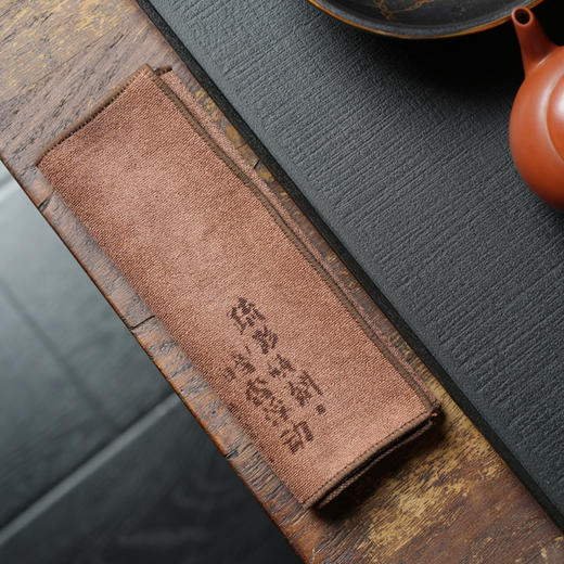 暗香疏影/吸水茶巾/绵茶巾布吸水高档茶垫茶台吸水毛巾茶具养护茶巾 商品图3