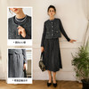 OLrain欧芮儿复古时尚套装女秋季2024新款小香风马甲连衣裙两件套 商品缩略图4