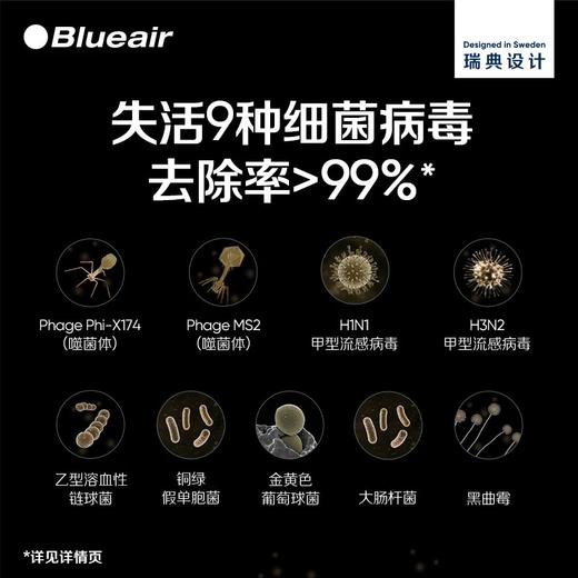 Blueair 8460i 极光智能菌盾系列  空气净化机 28-48㎡适用 商品图2