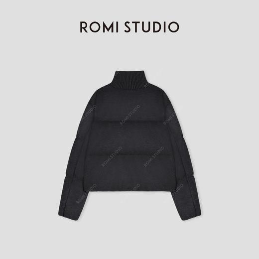 ROMI STUDIO“温暖如初”90白鹅绒澳洲进口绵羊毛混纺外套 441YS100 商品图1