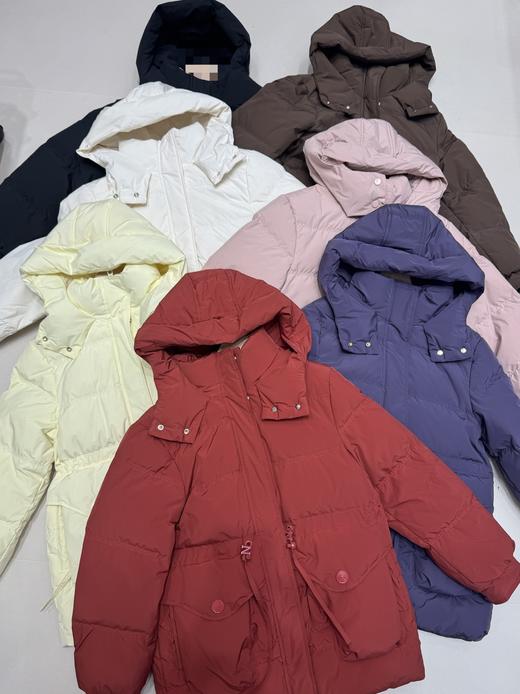 【YW】无忧购韩系温柔甜美收腰设计感手套款50%白鸭绒短款羽绒服24095# 商品图10