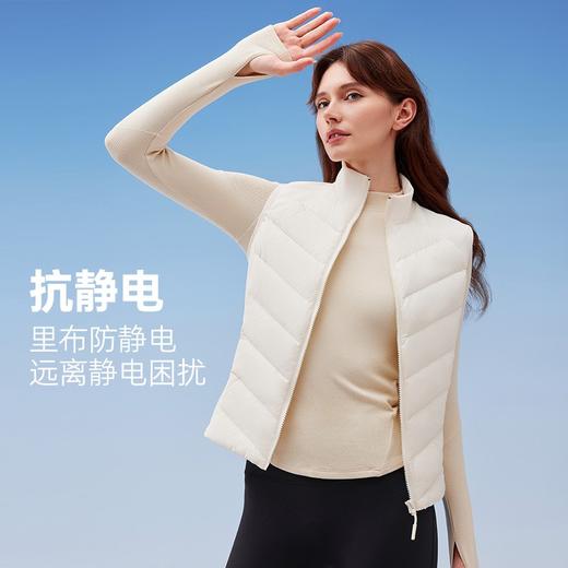 【上新】男女同款科里芙三防羽绒服马甲立领背心保暖轻薄户外拉链无袖外套 商品图1