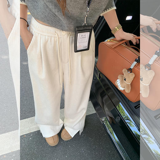 <曾小咸推荐>  秋冬品质现货，反季大清仓！抢到就是赚到 秒完不再有 开叉休闲裤 日常199.99/件 立减110 秒杀89.99/件！！ 商品图1