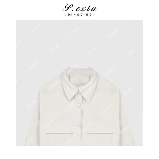 A008潘依绣丁丁宠粉90%白鸭绒北欧风经典廓形翻领羽绒服 B073 商品图1