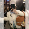 <曾小咸推荐>杏色高级感牛角扣圈圈呢毛呢外套 日常329.99 立减160 秒杀169.99！！ 商品缩略图1