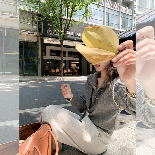 <曾小咸推荐>3.4现货秒杀 ！微信超特价！2色半拉链套头毛衣 日常139.99 立减50 秒杀89.99！！开叉休闲裤 秒杀89.99/件！！ 商品图4