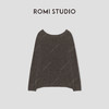 ROMI STUDIO“温暖已至”牦牛绒牦牛毛山羊绒混纺针织毛衫 432TS368 商品缩略图0