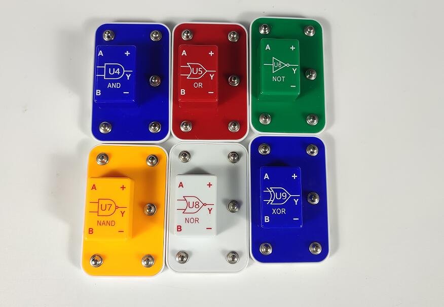 逻辑门U4至U9