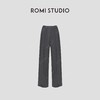 ROMI STUDIO“松弛随性”*棉磨毛高腰宽松阔腿休闲裤 431K3047 商品缩略图0