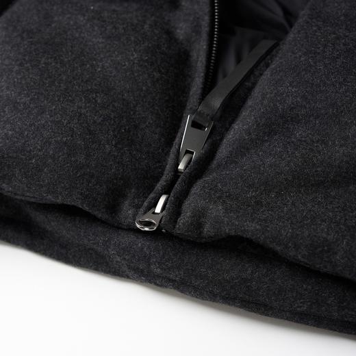 ROMI STUDIO“温暖如初”90白鹅绒澳洲进口绵羊毛混纺外套 441YS100 商品图3