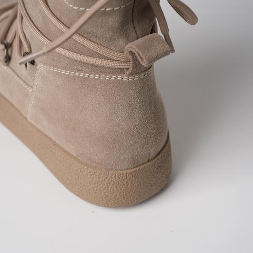 ROMI STUDIO“御雪之道”牛反绒中筒厚底内加绒户外雪地靴 24SSS172 商品图3