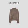 ROMI STUDIO“温暖已至”羊绒羊毛混纺软糯立领套头毛衫 432TS116 商品缩略图1