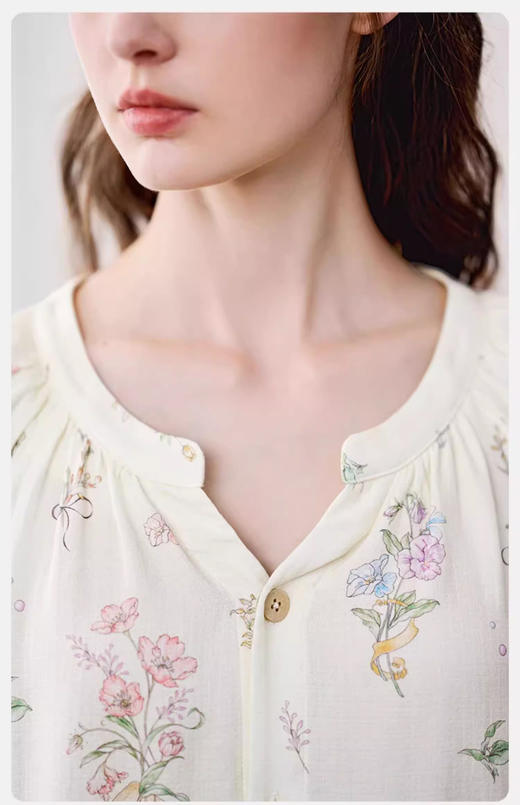 裁缝学苑AQ364 孕妇家居服纸样睡衣套装插肩袖上衣做衣服样板 商品图5