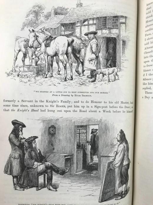 1885-1886年 英国插图杂志 数百幅精美插图 真皮精装16开 商品图13