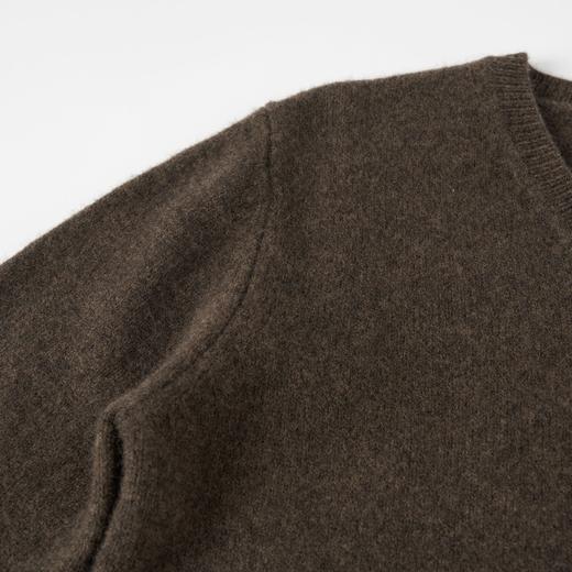 ROMI STUDIO“松弛随性”7针单边*羊毛V领套头针织毛衫 442T9182 商品图3