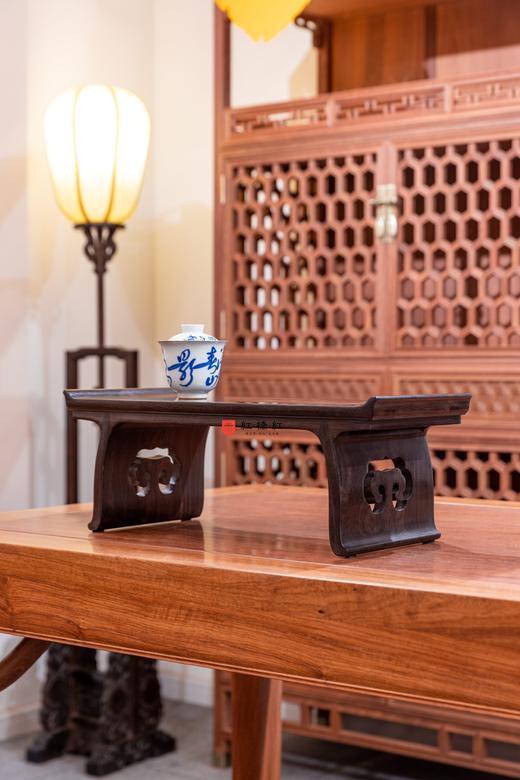 红桥红  家具严选  紫光檀（东非黑黄檀）【42 紫光檀 案上迷你小翘头案】 商品图0