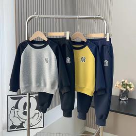 儿童宝宝华棉不起球运动套装