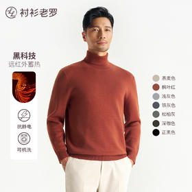 【轻织系列】长绒棉高领针织毛衣247X0P721L