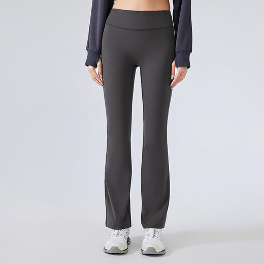 哈瓦塔（加绒）高腰高弹瑜伽运动微喇裤H341164 商品图8