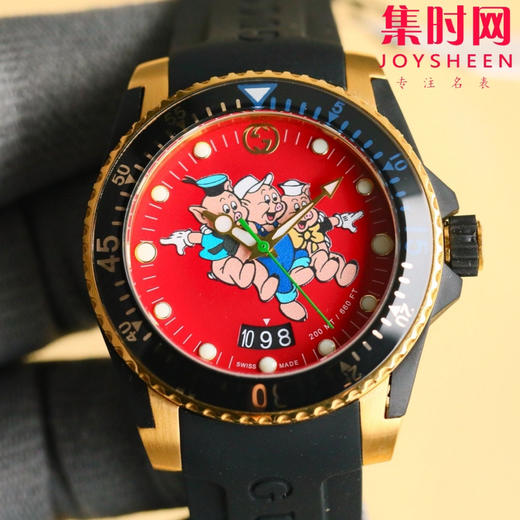 古驰Gucci新款男士石英腕表 表径40mm 商品图4