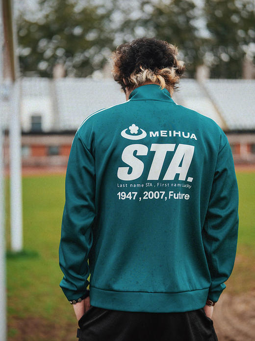 STAxMEIHUA梅花联名复古运动外套:中国 商品图1