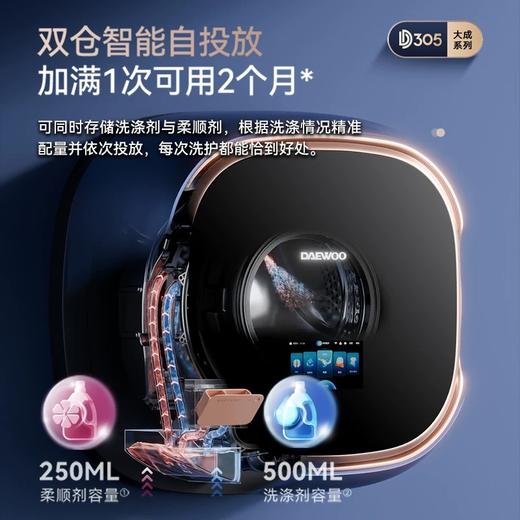 【品牌直供】大宇超薄智控挂壁洗烘一体BGX08H 商品图1