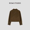ROMI STUDIO“棕标甄选” 沙特进口绒面羊皮复古短款皮衣 431PS048 商品缩略图1