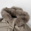 ROMI STUDIO白鹅绒拼狐狸毛毛领可拆卸内胆连帽羽绒服 441Y3001 商品缩略图2