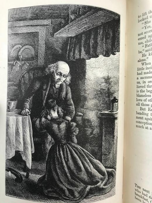 工坊特装本！约19世纪后期 乔治·艾略特《菲利克斯·霍尔特》 6幅插图 全真皮精装36开 商品图5