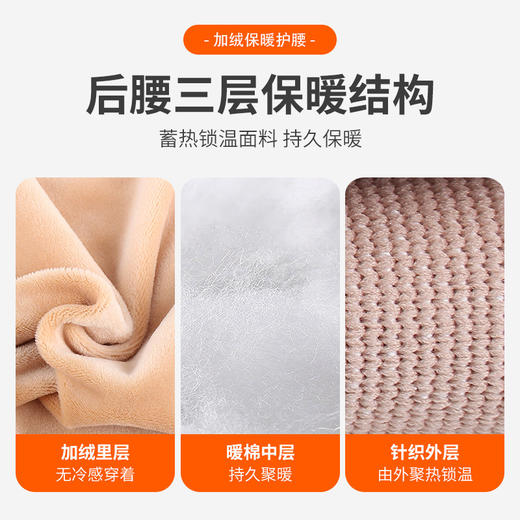 冬季【护腰保暖发热腰带】针织加绒暖腰护肚子 男女束身腰部收腹带用品  商品图2