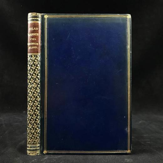 工坊特装本！约19世纪后期 乔治·艾略特《织工马南》 2幅插图 全真皮精装36开 商品图0